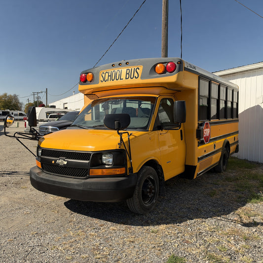 2012 Chevrolet Express 3500 School Bus - 6.6L Diesel - Duramax