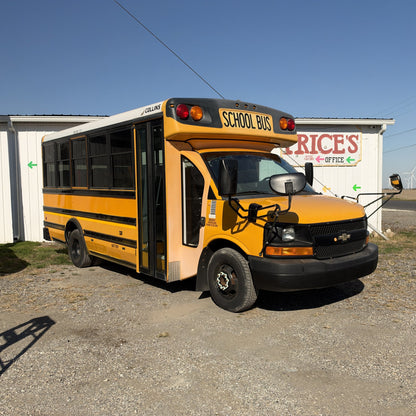 2012 Chevrolet Express 3500 School Bus - 6.6L Diesel - Duramax